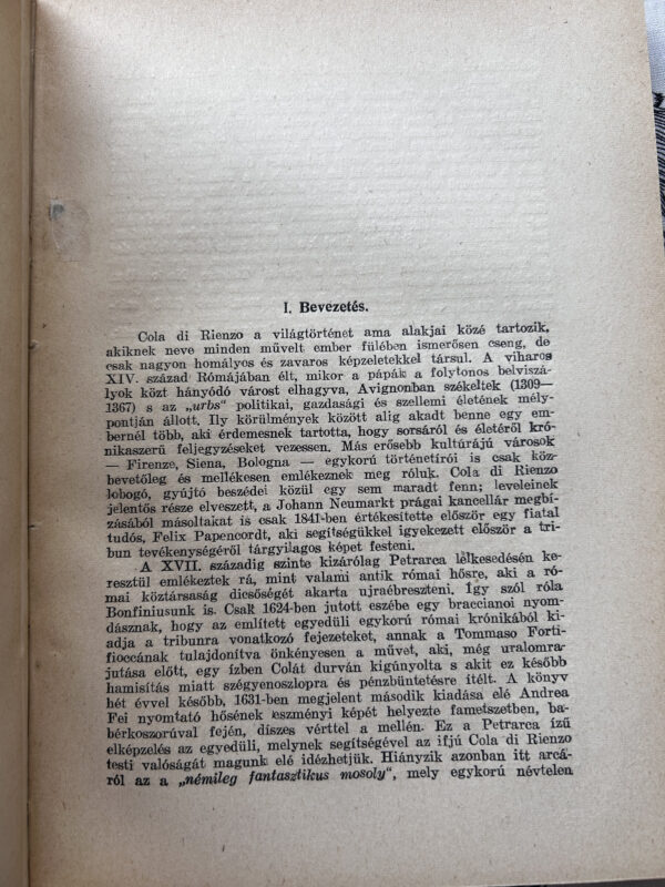 Koltay-Kastner Jenő: Cola di Rienzo. Marót Károly számára dedikált példány, Tarnóc Márton poss. - Image 3